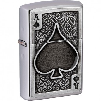 Зажигалка ZIPPO ACE OF SPADES 49637 Зажигалка ZIPPO ACE OF SPADES 49637