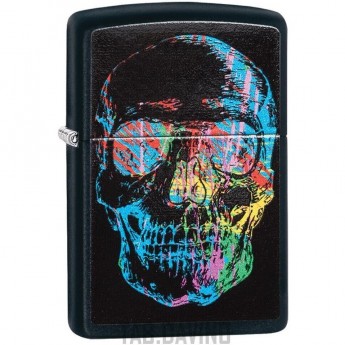 Зажигалка ZIPPO SKULL DESIGN BLACK MATTE 28042 Зажигалка ZIPPO SKULL DESIGN BLACK MATTE 28042