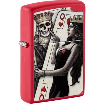 Зажигалка ZIPPO SKULL KING QUEEN BEAUTY 48624 Зажигалка ZIPPO SKULL KING QUEEN BEAUTY 48624